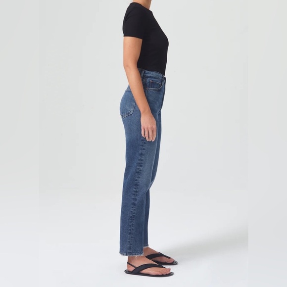 AGolde 90’s Pinch Waist High Rise Straight size 34 NWT - Picture 3 of 16